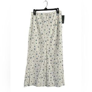 Wild Fable White Floral Print Maxi Skirt